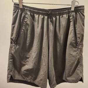 Patagonia Gray Athletic Shorts Lightweight Elastic Waist